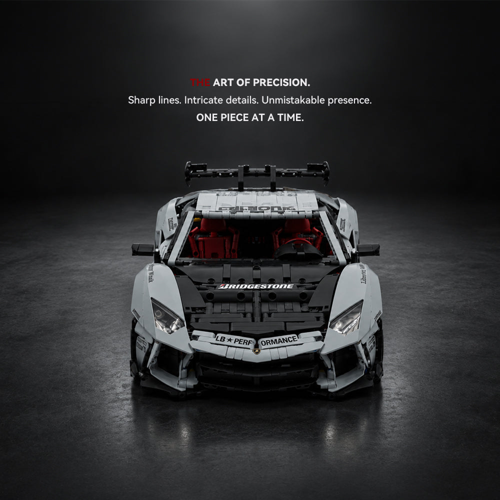 ZTART JD042 1:8 Widebody Supercar Building Set
