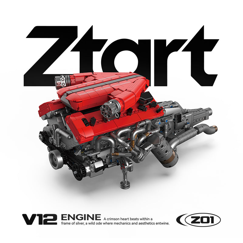 V12 Engine Building Block Model - Ztart Z01 Collector Edition