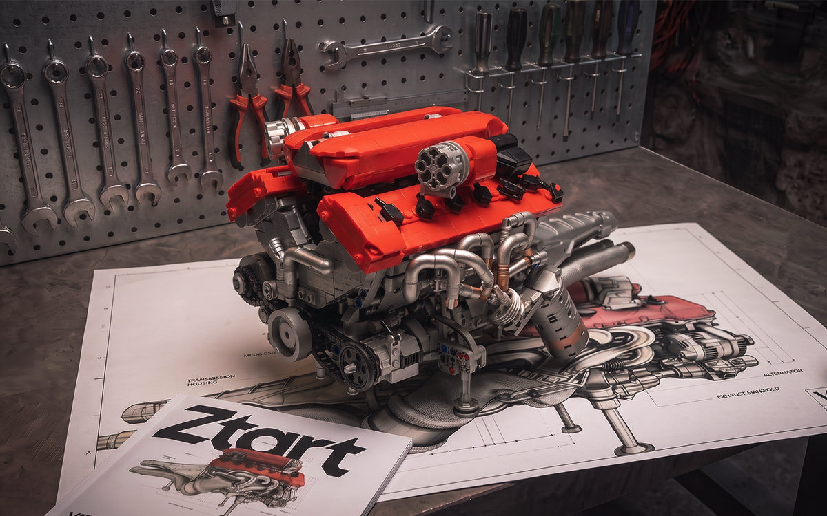 Visible piston motion