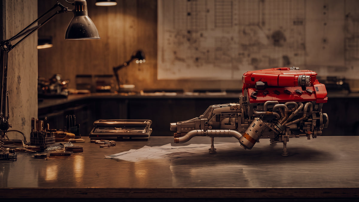 A V12 you don’t just admire—you build it.